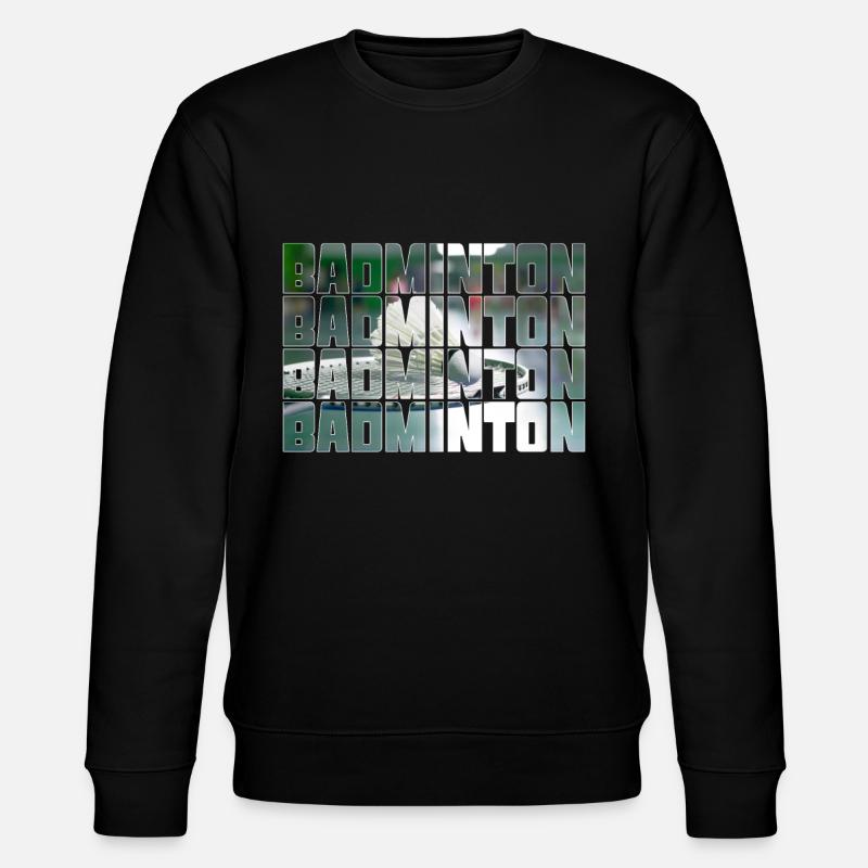 Badminton - Stanley/Stella CHANGER Unisex Organic Sweatshirt - black