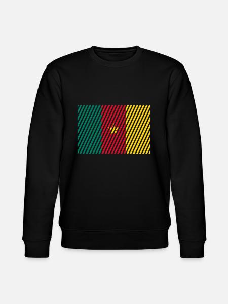 Cameroon flag - Stanley/Stella CHANGER Unisex Organic Sweatshirt - black