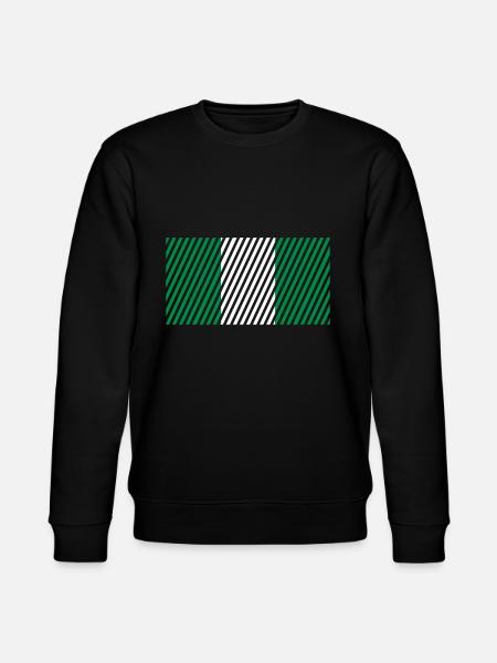Nigeria Flag - Stanley/Stella CHANGER Unisex Organic Sweatshirt - black