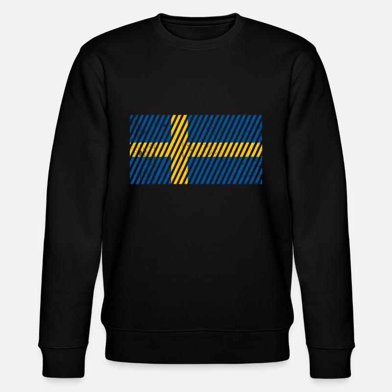 Drapeau suédois - Sweat bio CHANGER Stanley/Stella Unisexe - noir