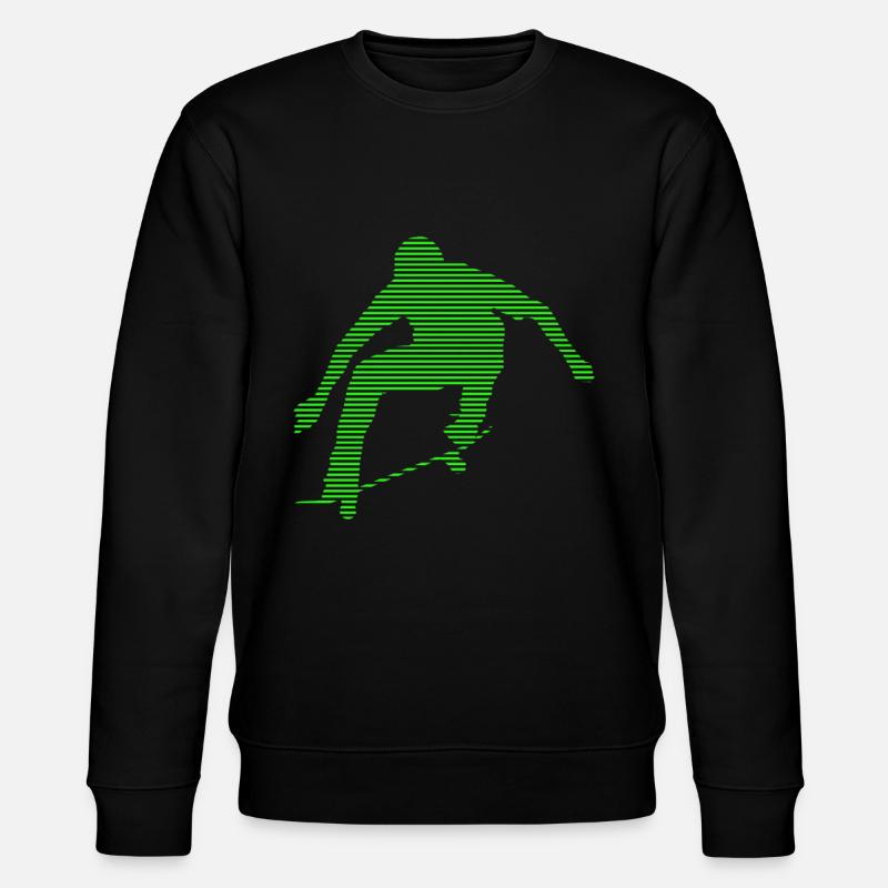 skateboard - Stanley/Stella Unisex Bio-Sweatshirt CHANGER  - Schwarz