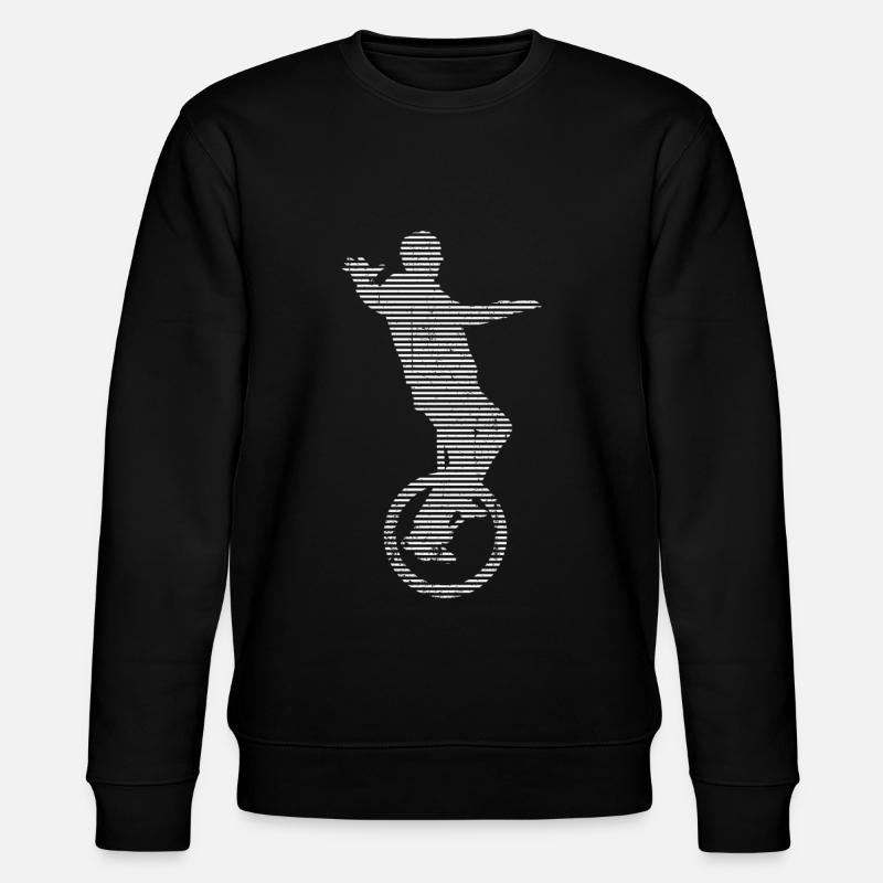 Einrad - Stanley/Stella Unisex Bio-Sweatshirt CHANGER - Schwarz