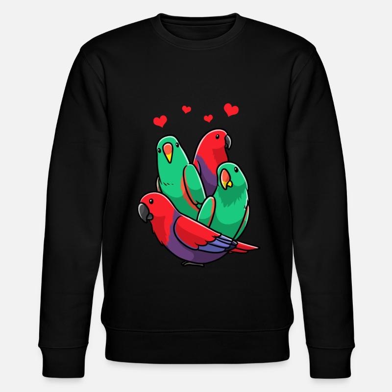 Noble parrot parrot bird - Stanley/Stella CHANGER Unisex Organic Sweatshirt - black