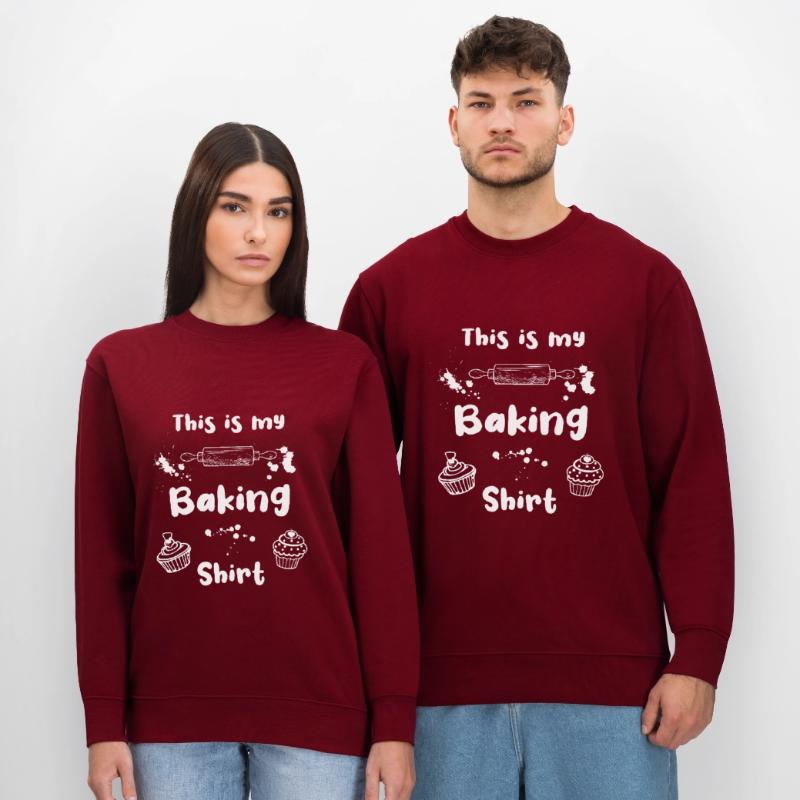Baking Kitchen Roller Cupcake Baking Stanley/Stella CHANGER Unisex Organic Sweatshirt