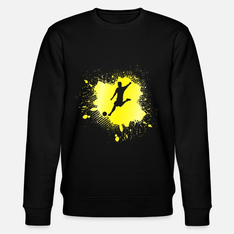 Fußball - Stanley/Stella Unisex Bio-Sweatshirt CHANGER  - Schwarz