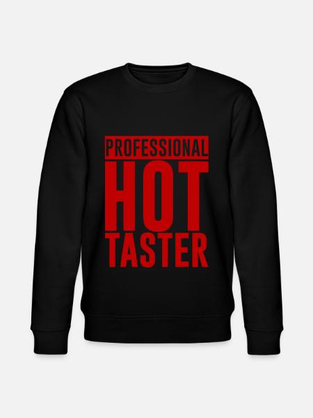 Professional Hot Sauce Button - Stanley/Stella CHANGER Unisex Organic Sweatshirt - black