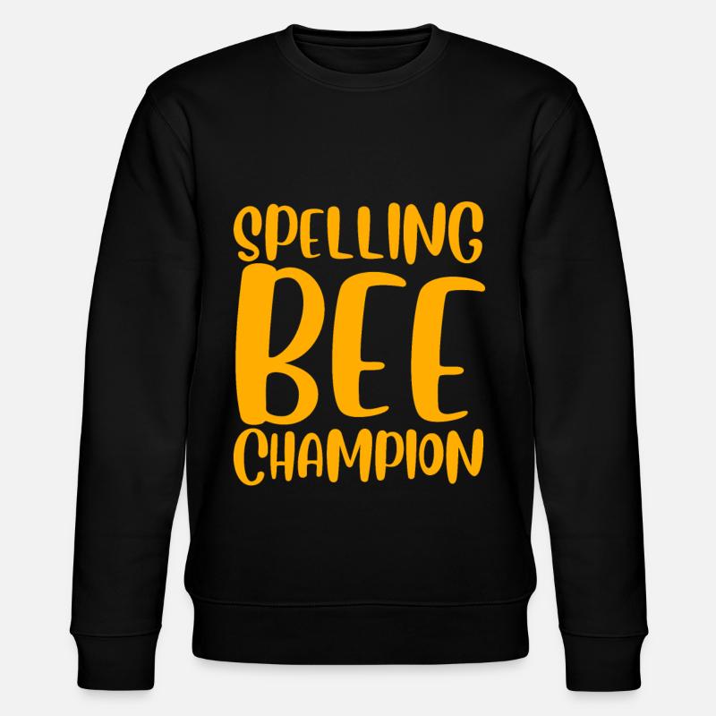Spelling Bee Champ - Stanley/Stella CHANGER Unisex Organic Sweatshirt - black