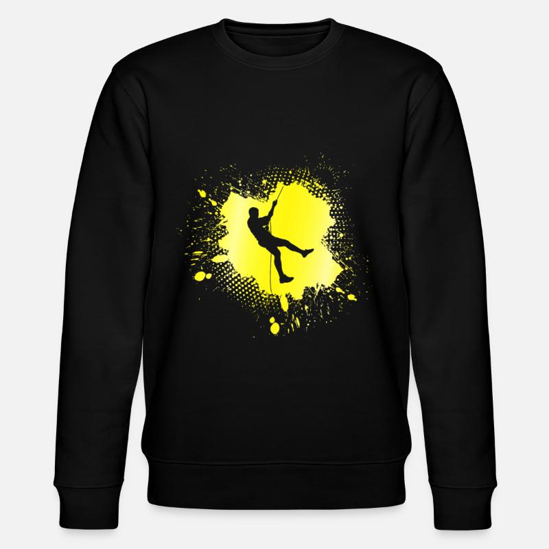 climb - Stanley/Stella CHANGER Unisex Organic Sweatshirt - black
