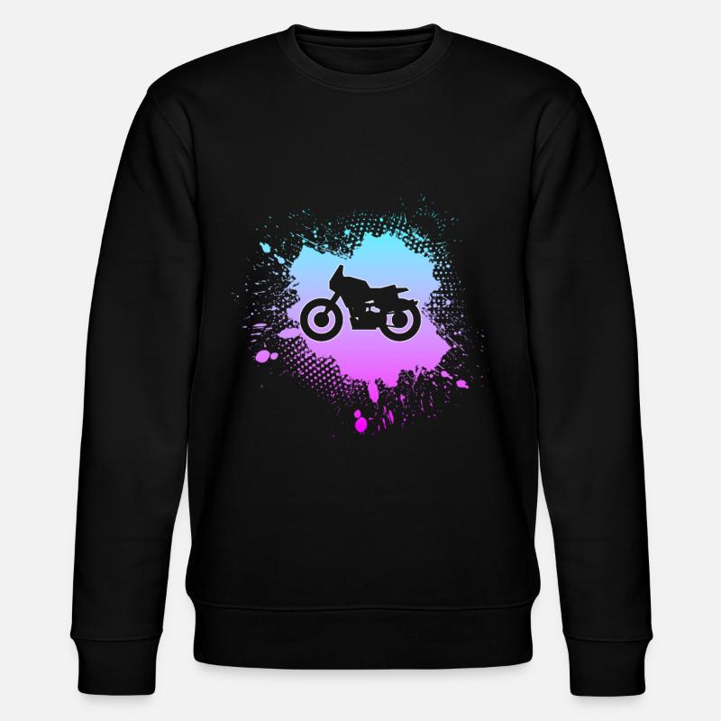 Motorcycle - Stanley/Stella CHANGER Unisex Organic Sweatshirt - black