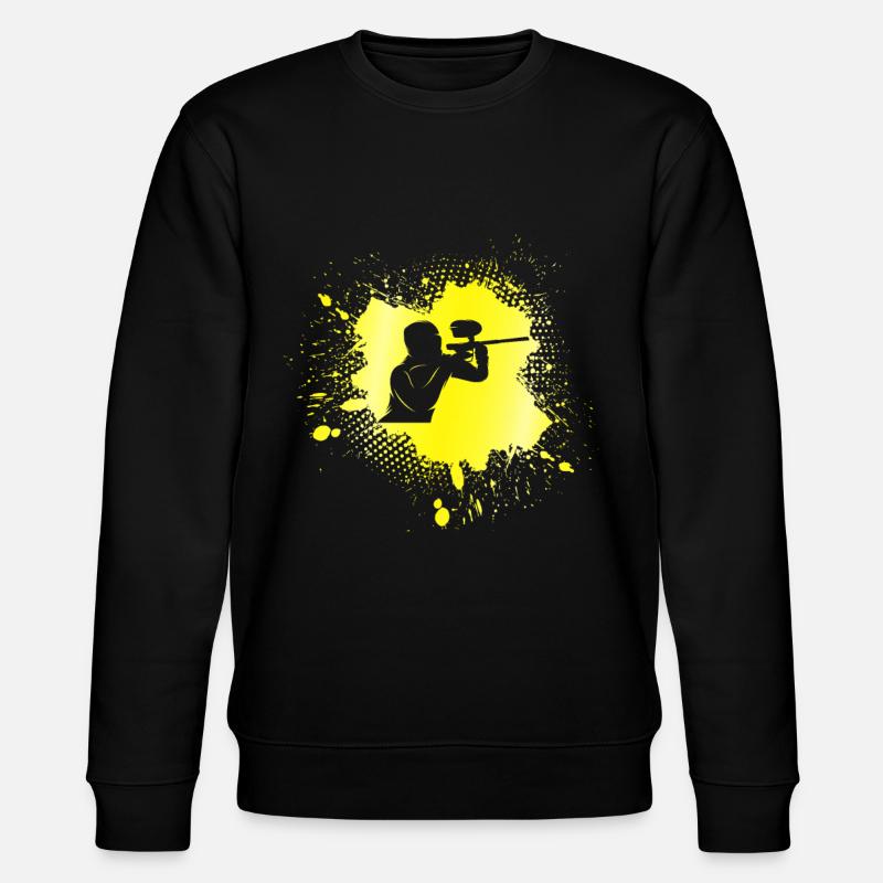 paintball - Stanley/Stella Unisex Bio-Sweatshirt CHANGER  - Schwarz