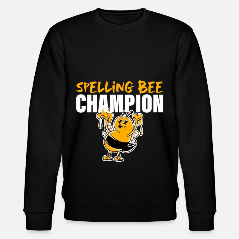 Spelling Bee Champ 4 - Stanley/Stella Unisex Bio-Sweatshirt CHANGER  - Schwarz