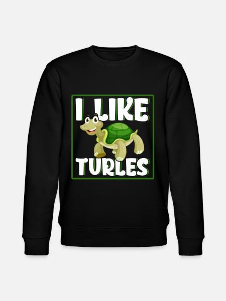 I Like Turles - Stanley/Stella Unisex Bio-Sweatshirt CHANGER  - Schwarz