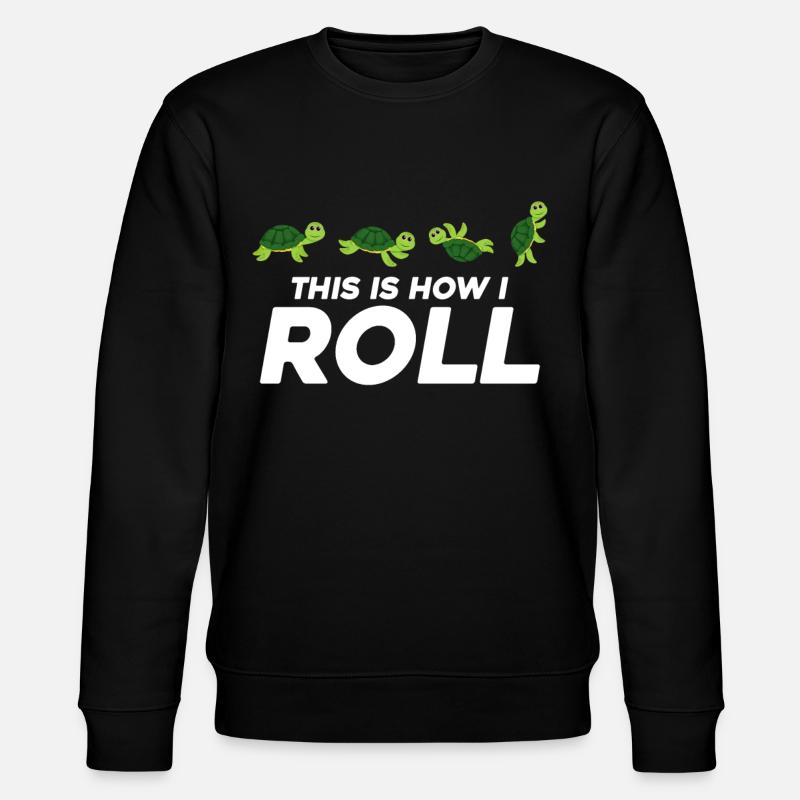 Turtle - Stanley/Stella CHANGER Unisex Organic Sweatshirt - black