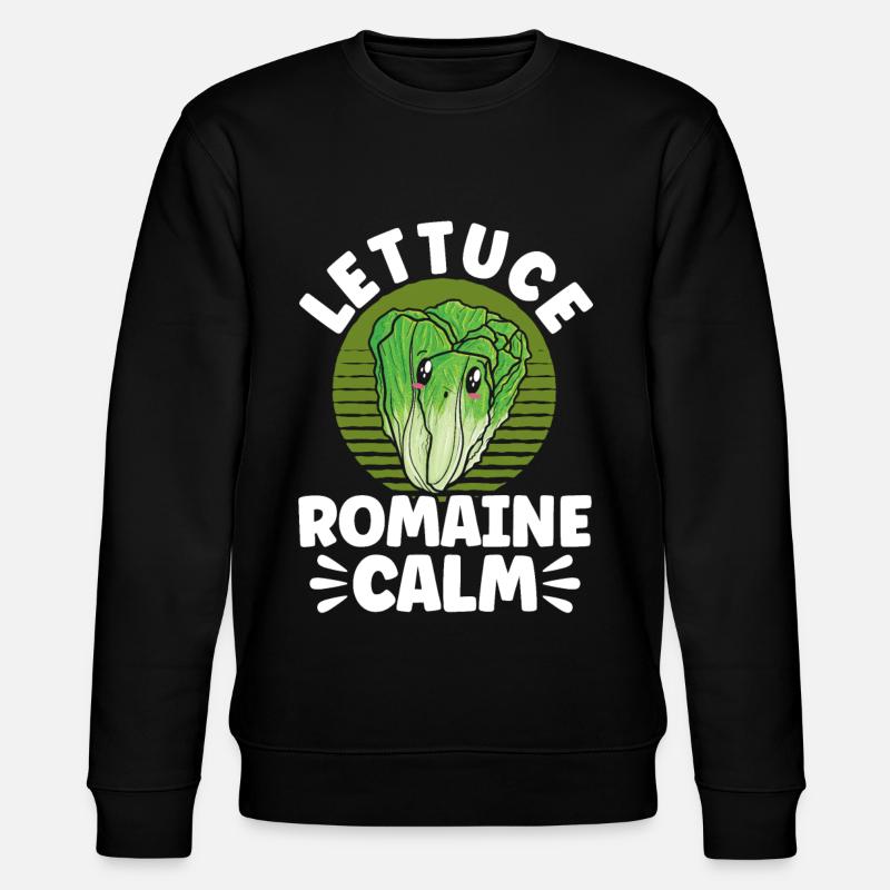 Lettuce Romaine Calm - Stanley/Stella Unisex Bio-Sweatshirt CHANGER - Schwarz