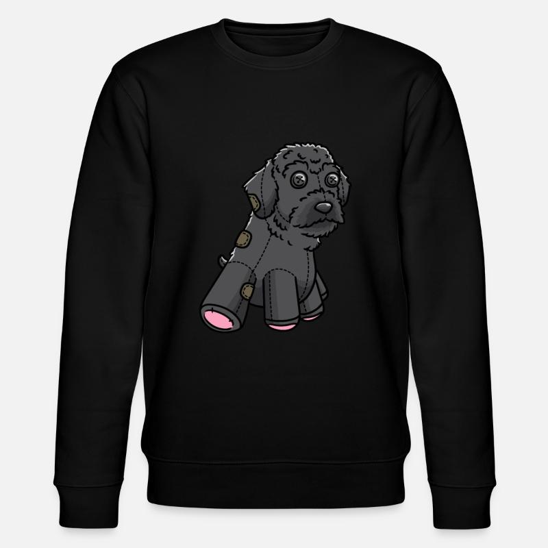 Schnoodle Dog Cuddly Toy - Sweat bio CHANGER Stanley/Stella Unisexe - noir