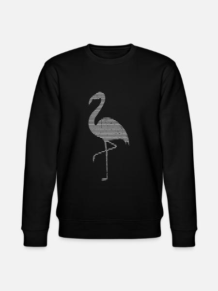 Flamingo - Stanley/Stella CHANGER Unisex Organic Sweatshirt - black
