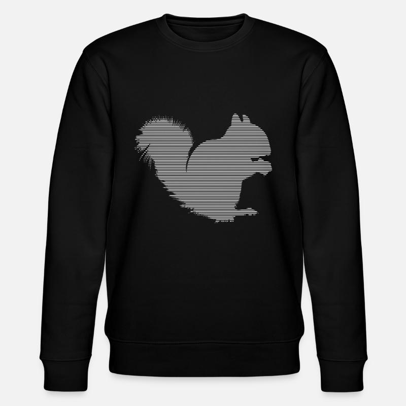 Écureuil - Sweat bio CHANGER Stanley/Stella Unisexe - noir