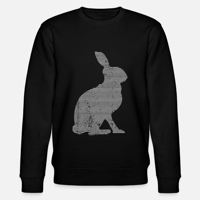 Hase - Stanley/Stella Unisex Bio-Sweatshirt CHANGER  - Schwarz