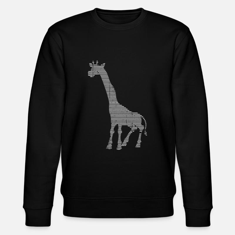 Giraffe - Stanley/Stella CHANGER Unisex Organic Sweatshirt - black
