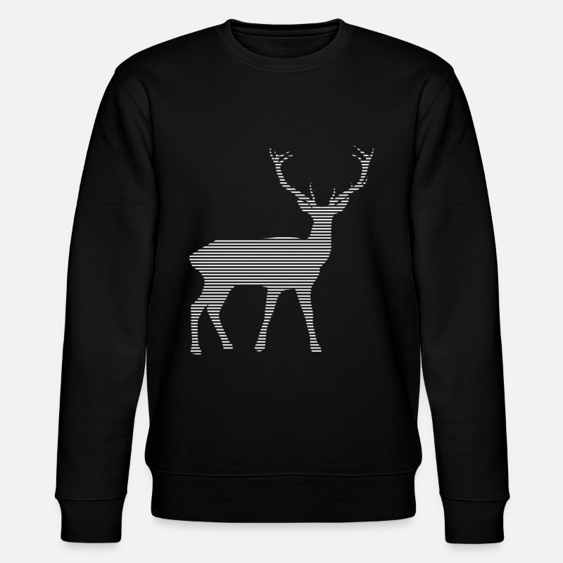 Deer - Stanley/Stella CHANGER Unisex Organic Sweatshirt - black
