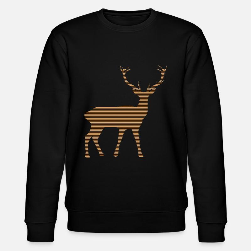 Cerf - Sweat bio CHANGER Stanley/Stella Unisexe - noir