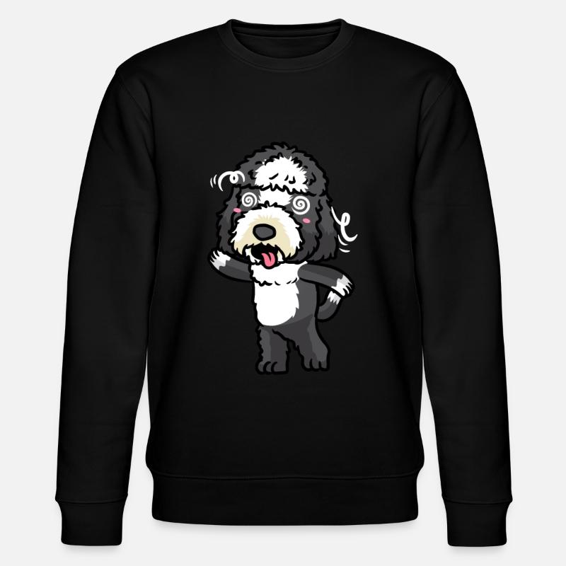 Émoticône de chien Sheepadoodle - Sweat bio CHANGER Stanley/Stella Unisexe - noir