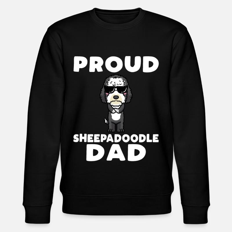 Chien Sheepadoodle - Sweat bio CHANGER Stanley/Stella Unisexe - noir