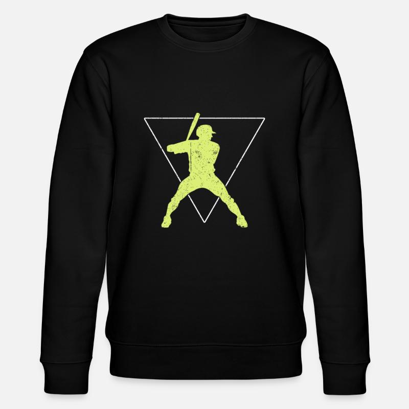 Baseball Logo - Stanley/Stella Unisex Bio-Sweatshirt CHANGER  - Schwarz