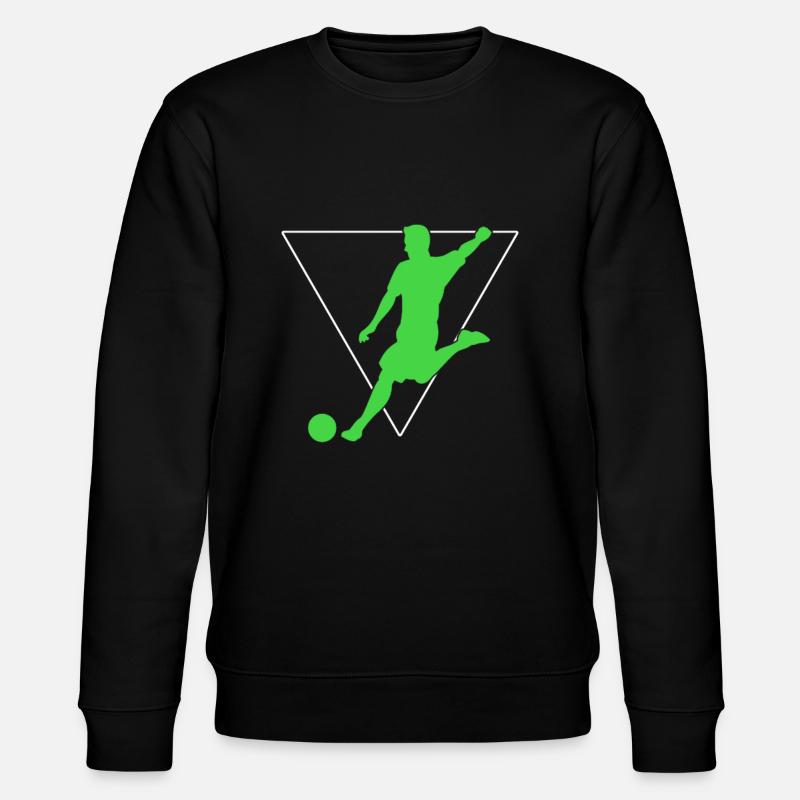 Fußball - Stanley/Stella Unisex Bio-Sweatshirt CHANGER  - Schwarz