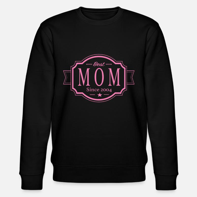 Beste Mama seit 2004 - Stanley/Stella Unisex Bio-Sweatshirt CHANGER  - Schwarz