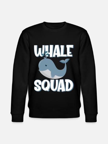 Escouade des baleines - Sweat bio CHANGER Stanley/Stella Unisexe - noir