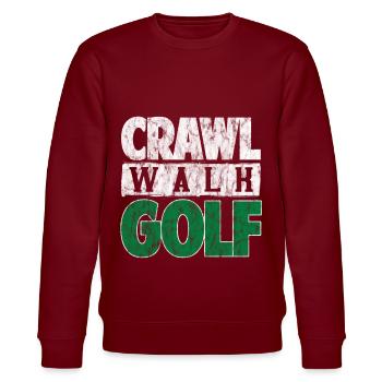 Crawl Walk Golf 3 - Sweat bio CHANGER Stanley/Stella Unisexe - bordeaux - Devant - Nik (191cm) & Marisol (170cm)