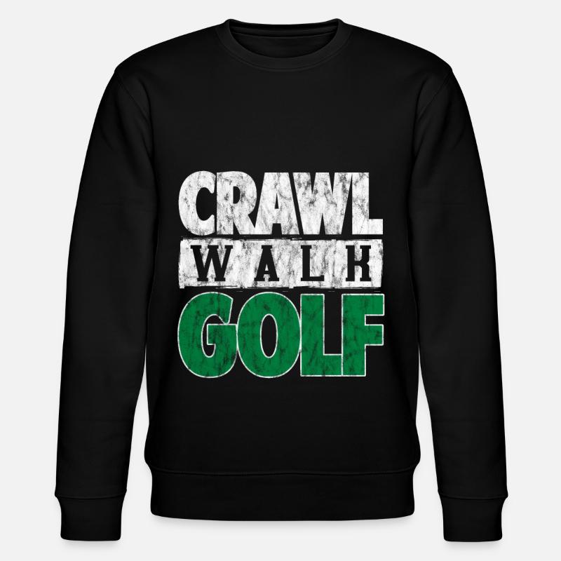 Crawl Walk Golf 3 - Sweat bio CHANGER Stanley/Stella Unisexe - noir
