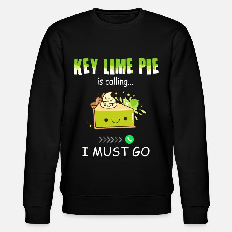 Funny Lemon Cake Design - Stanley/Stella CHANGER Unisex Organic Sweatshirt - black