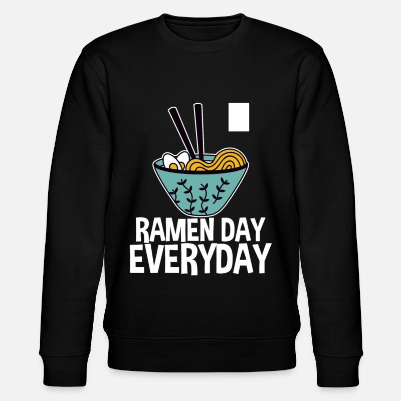 Ramen Day Everyday 4 - Stanley/Stella CHANGER Unisex Organic Sweatshirt - black