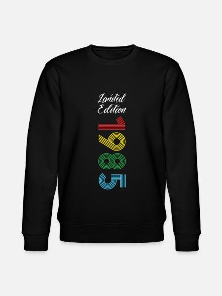Limited Edition 1985 - Stanley/Stella CHANGER Unisex Organic Sweatshirt - black