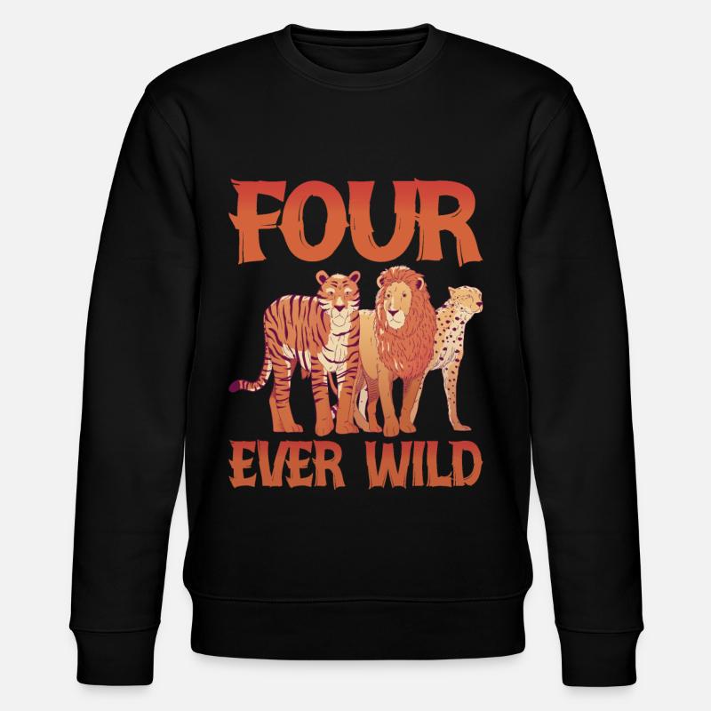 Quatre Ever Wild 44 - Sweat bio CHANGER Stanley/Stella Unisexe - noir
