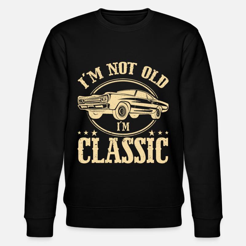 At Not Old in Classic - Stanley/Stella CHANGER Unisex Organic Sweatshirt - black