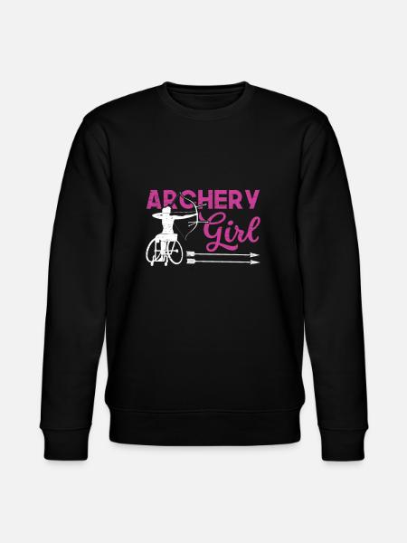Archery Girls- - Stanley/Stella CHANGER Unisex Organic Sweatshirt - black