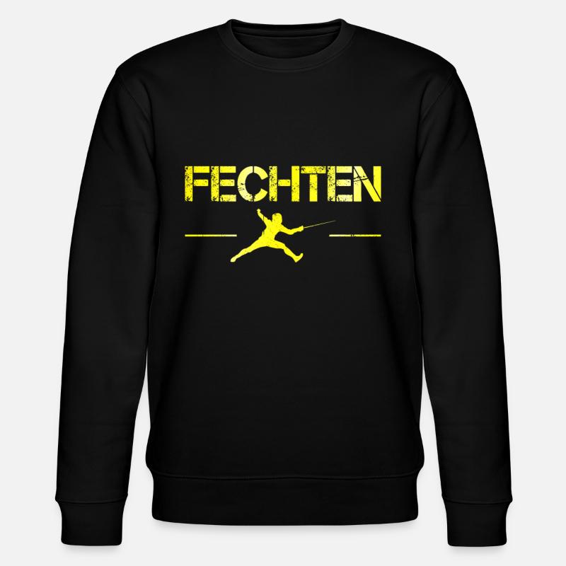 Fechten - Stanley/Stella Unisex Bio-Sweatshirt CHANGER  - Schwarz