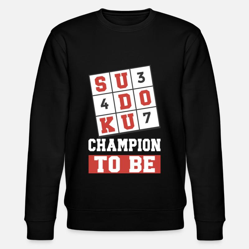 Sudoku Puzzle Sudoku Grid Sudoku solving Sodoku - Stanley/Stella CHANGER Unisex Organic Sweatshirt - black