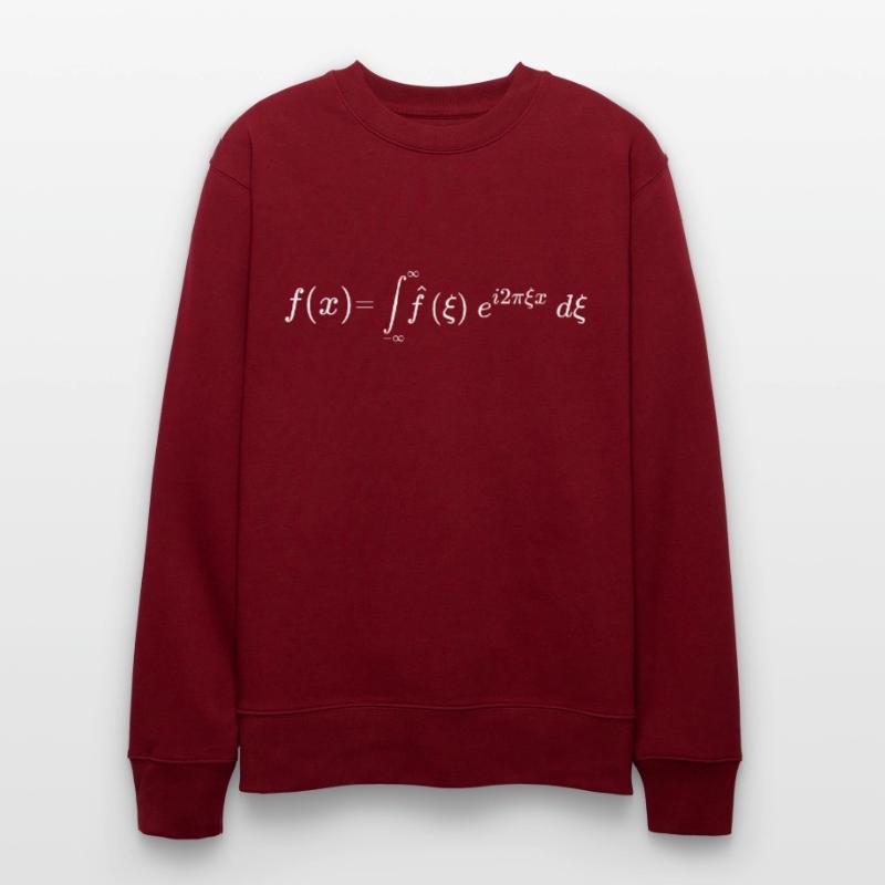 Fourier Transform Formula Engineering Physics Stanley/Stella Unisex Bio-Sweatshirt CHANGER 