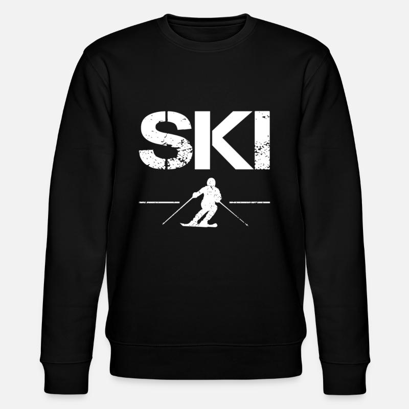 Ski - Stanley/Stella Unisex Bio-Sweatshirt CHANGER  - Schwarz