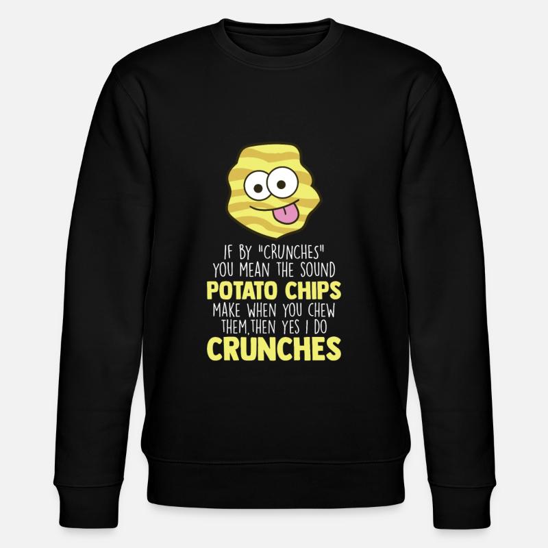 Croustilles - Sweat bio CHANGER Stanley/Stella Unisexe - noir