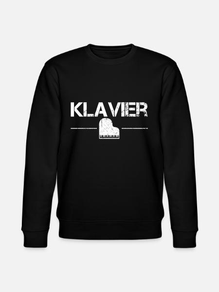 Klavier - Stanley/Stella Unisex Bio-Sweatshirt CHANGER  - Schwarz