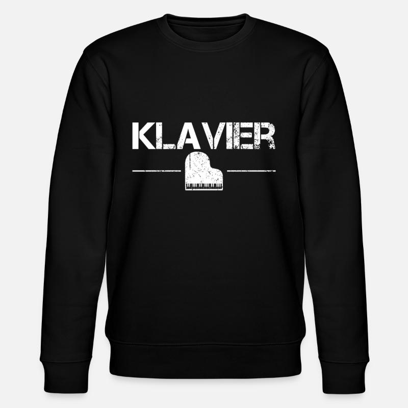 Klavier - Stanley/Stella Unisex Bio-Sweatshirt CHANGER  - Schwarz