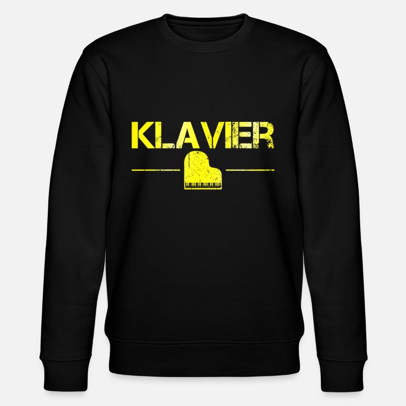 Klavier - Stanley/Stella Unisex Bio-Sweatshirt CHANGER  - Schwarz
