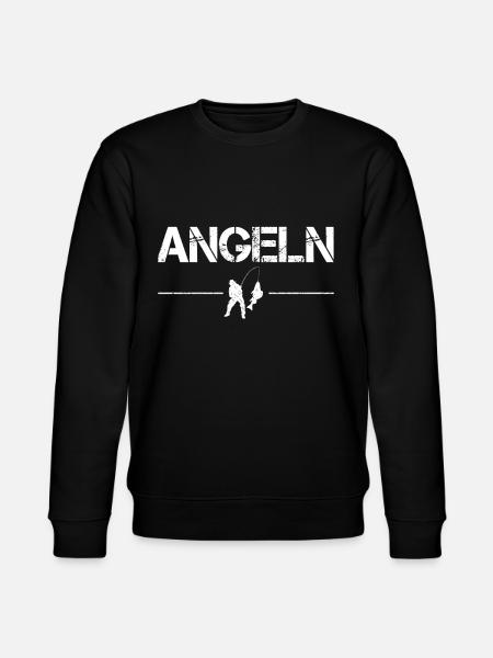 Angeln - Stanley/Stella Unisex Bio-Sweatshirt CHANGER  - Schwarz