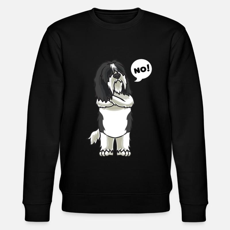 Le chien de Schapendo - Sweat bio CHANGER Stanley/Stella Unisexe - noir
