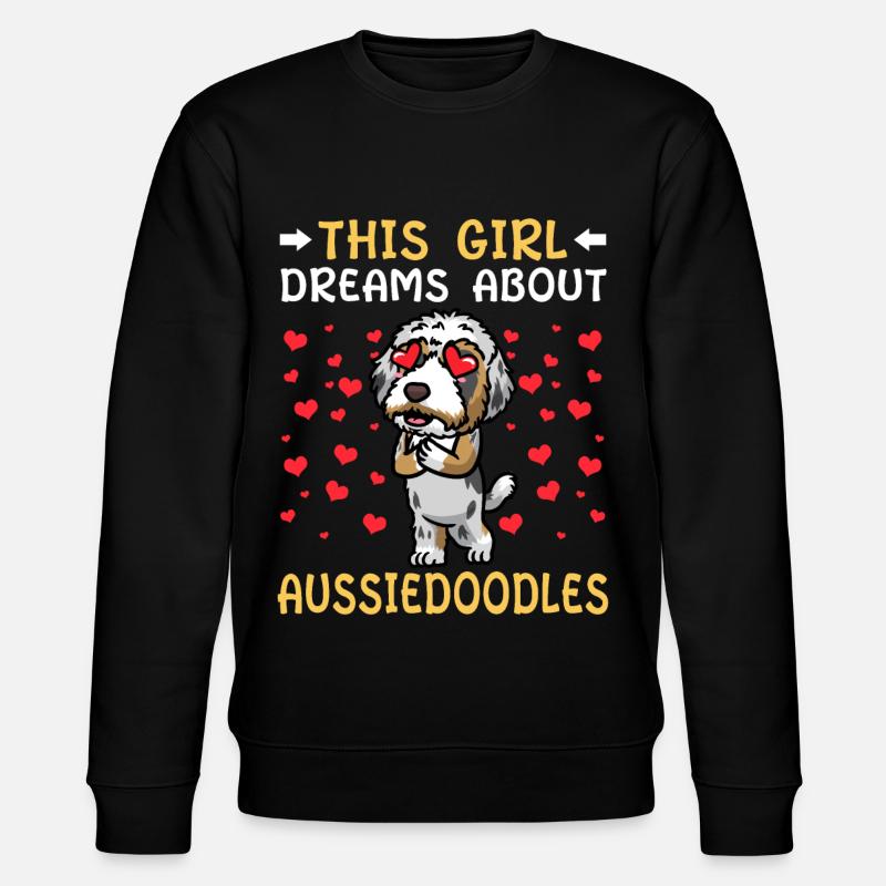Aussiedoodle Chien - Sweat bio CHANGER Stanley/Stella Unisexe - noir